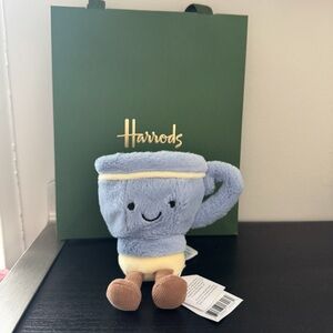 Jellycat Amuseables Seb Tea Cup Harrods London Exclusive